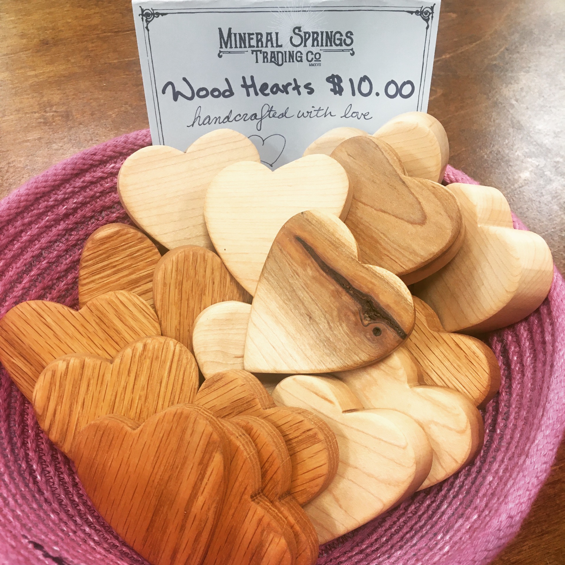 Wood Heart - Mineral Springs Trading Co.